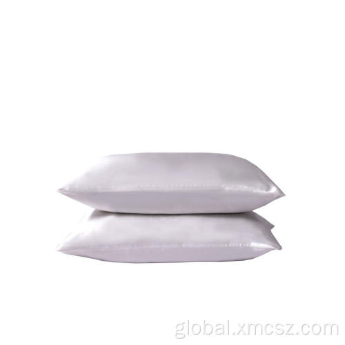 Pure Cotton Pillow Solid 100% Satin Silk Standard Sleeping Pillow Case Factory